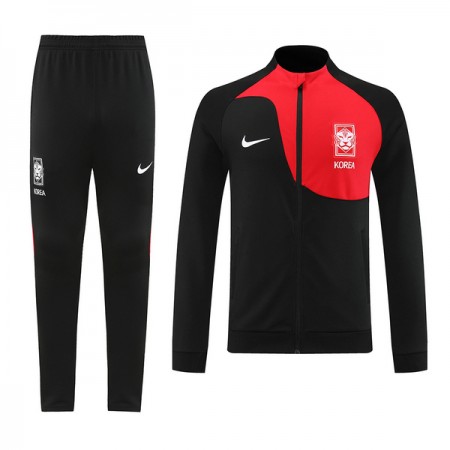 Corea Del Sur Chaqueta De Entrenamiento Trajes 2022 Roja Negra - Hombre